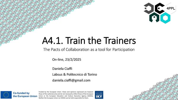 trAIN THE TRAINERS